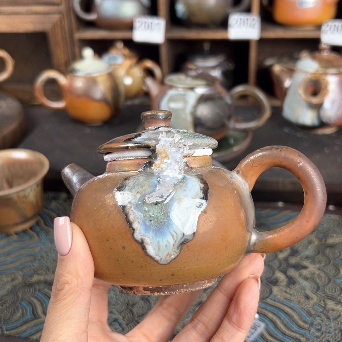 杯柴烧茶器细陶壶
