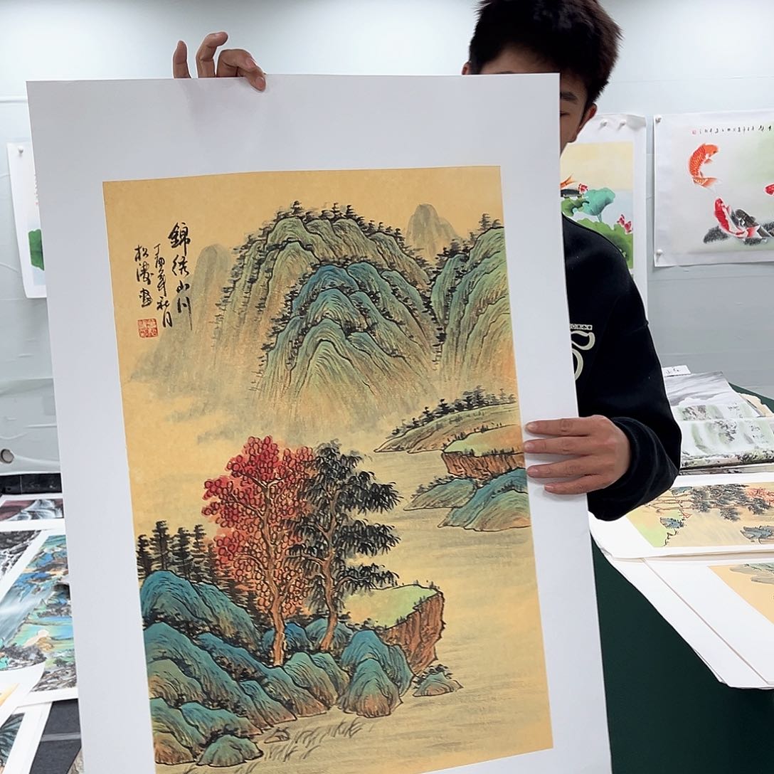 国画宣纸国画纯手绘作品