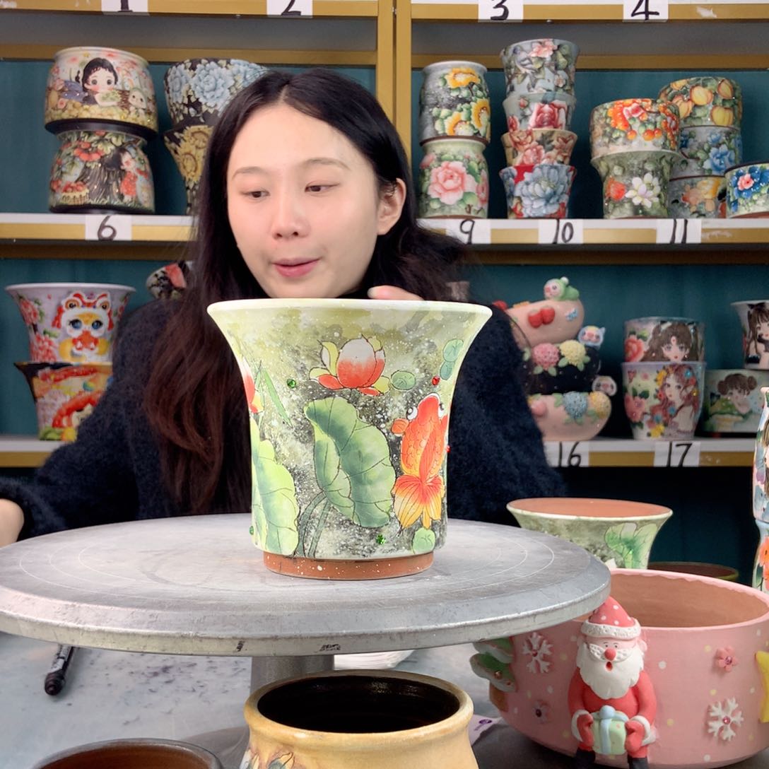 罐景德镇手工瑕疵662