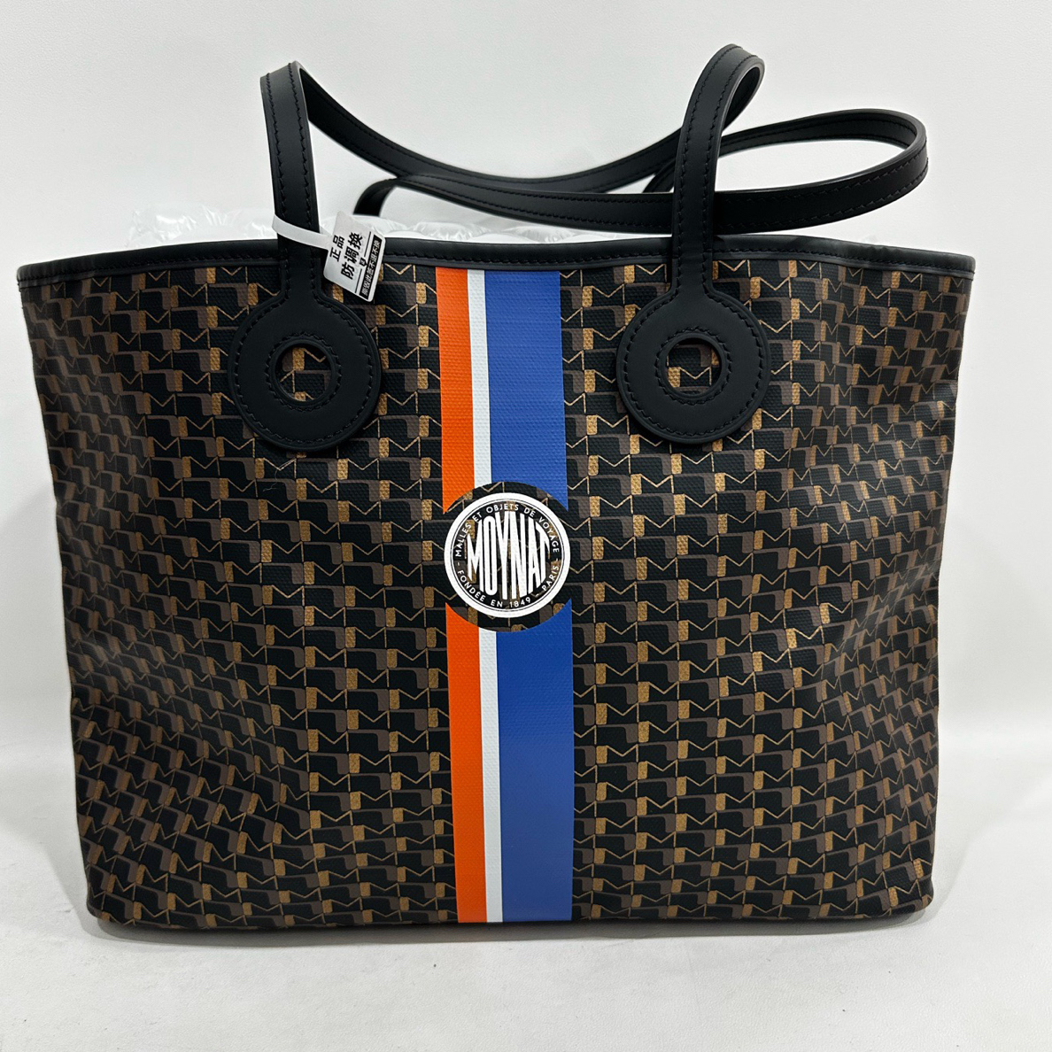 95新 MOYNAT/摩奈 捐金沉珠/中号购物袋单肩