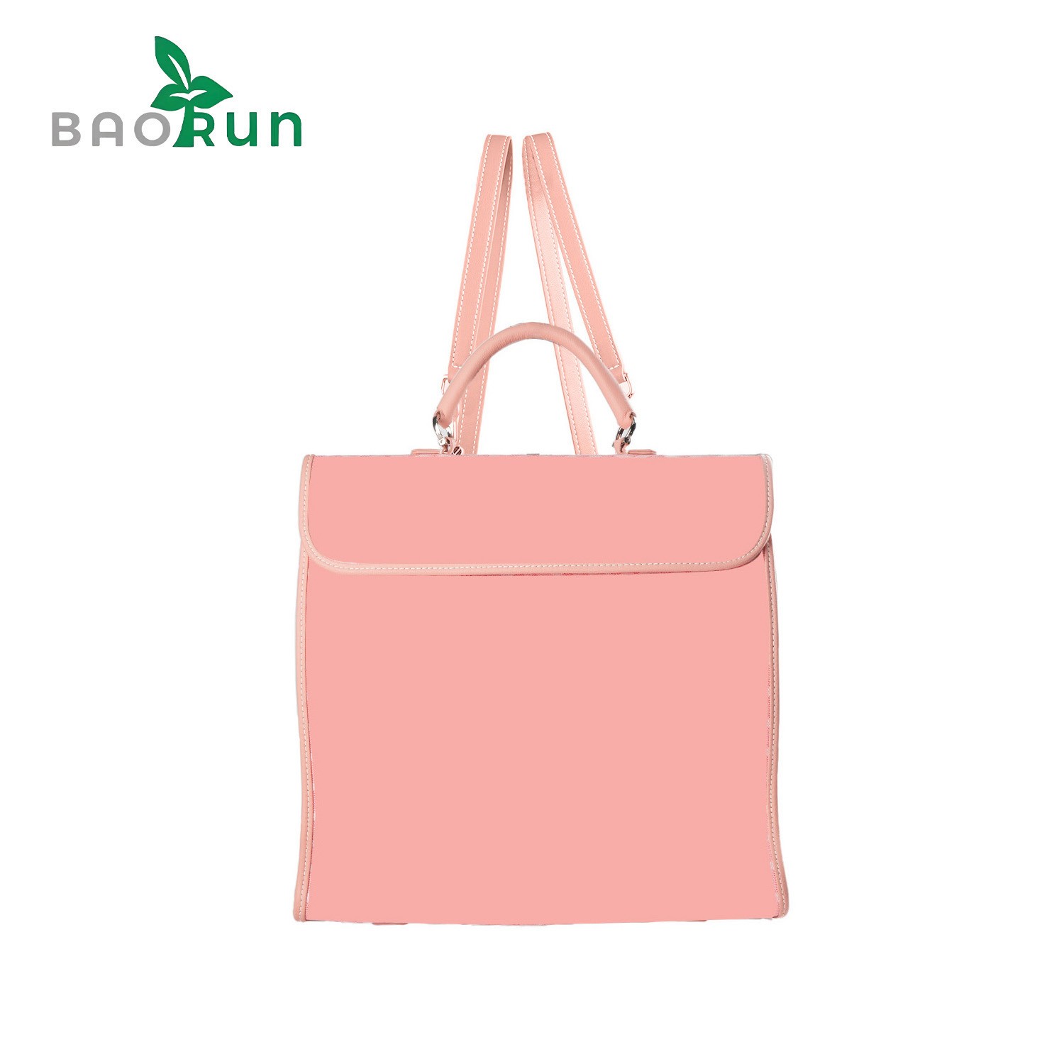 【小猫折叠双肩包】时尚真皮女士单肩包