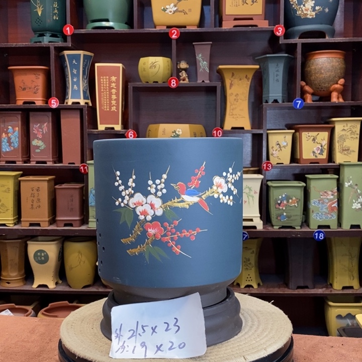 紫砂花盆紫砂陶艺