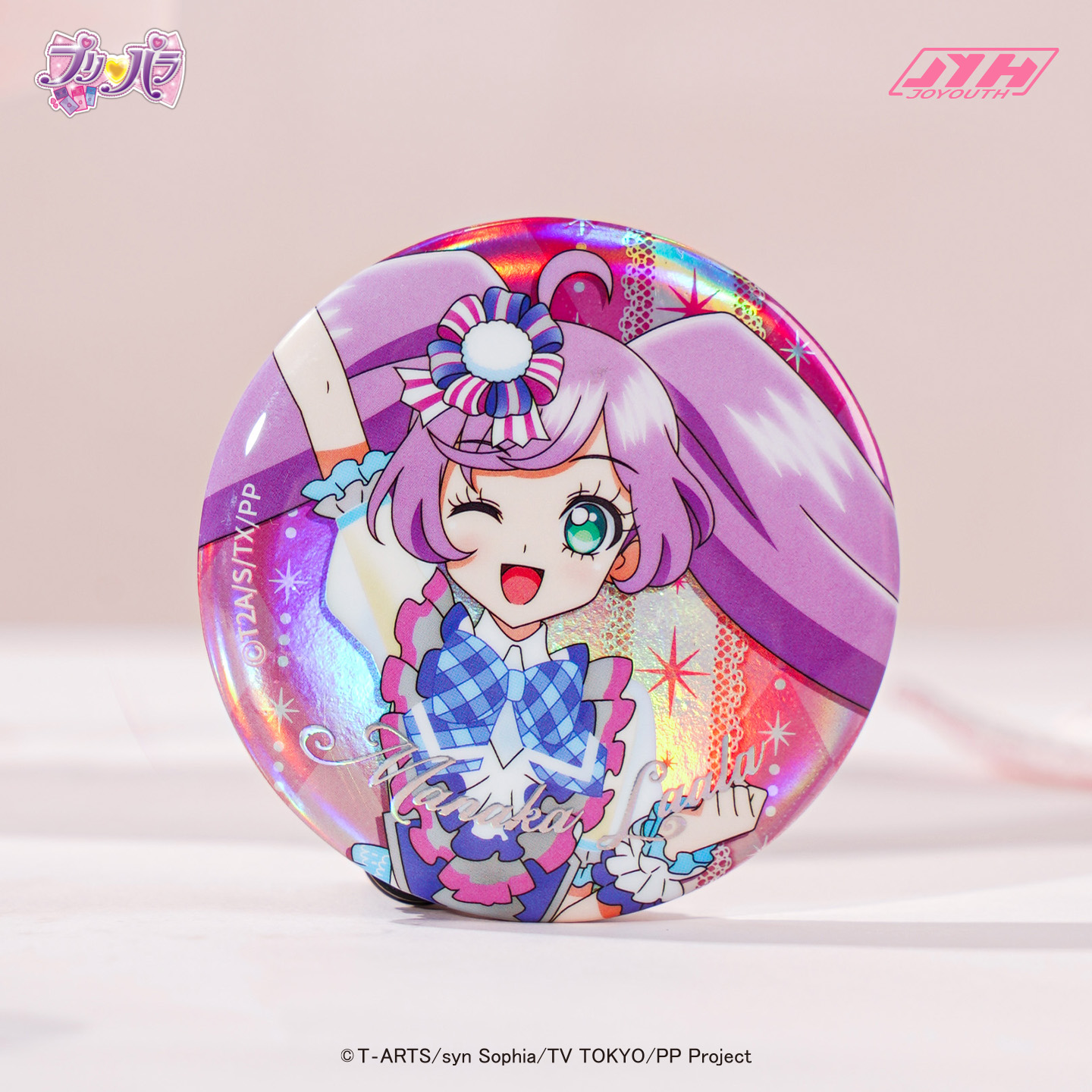 正版官谷 新款 美妙天堂pripara-轻雾A系列58MM吧唧