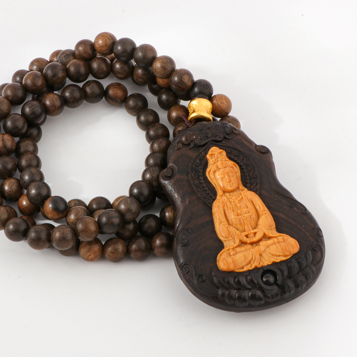 增香沉香木A0350增香沉香木雕吊坠（无礼盒）