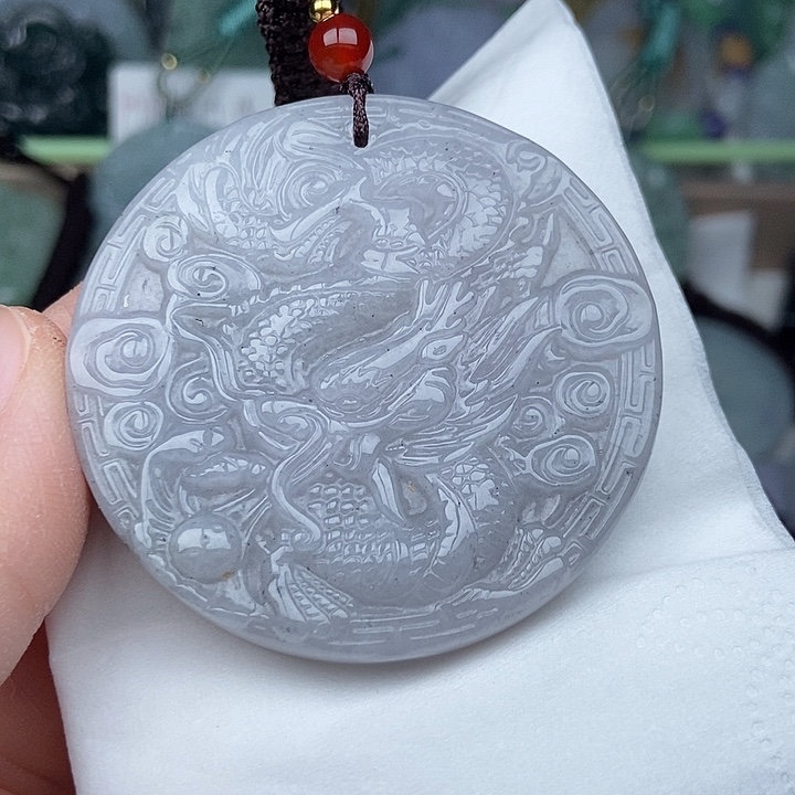 翡翠未镶嵌颈饰翡翠双面