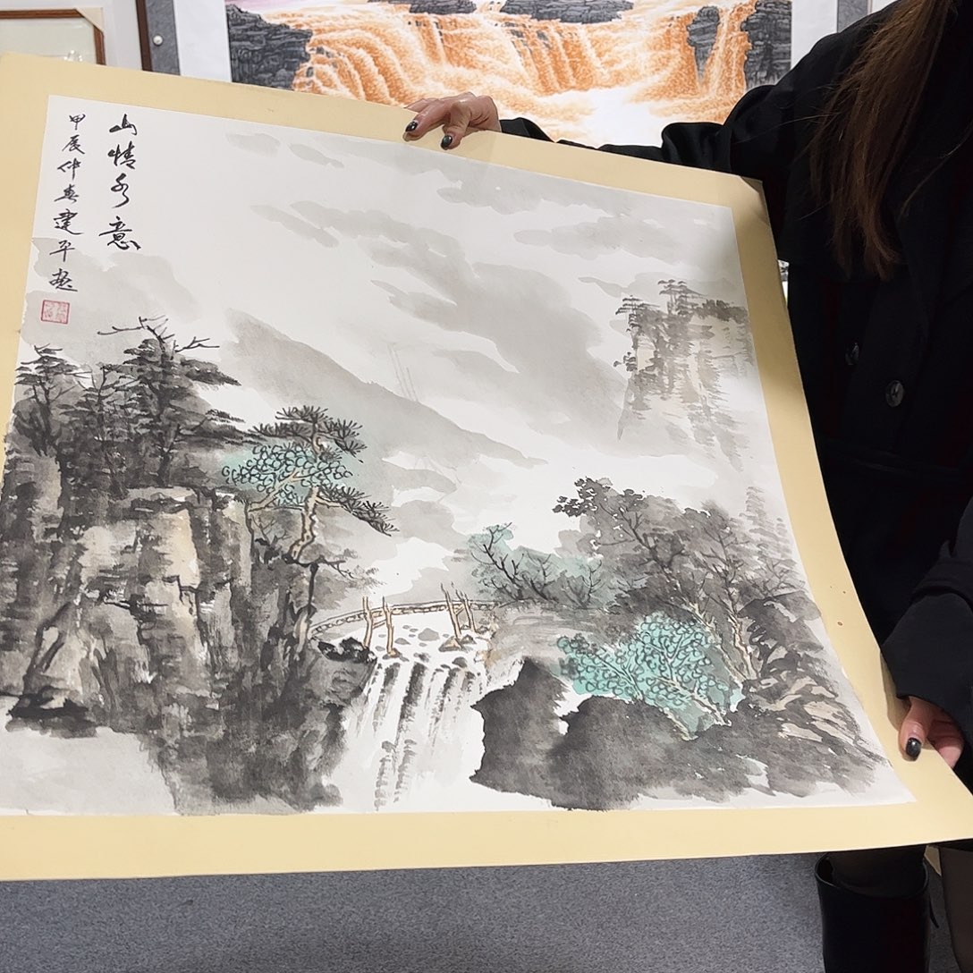 国画HD国画单幅任发