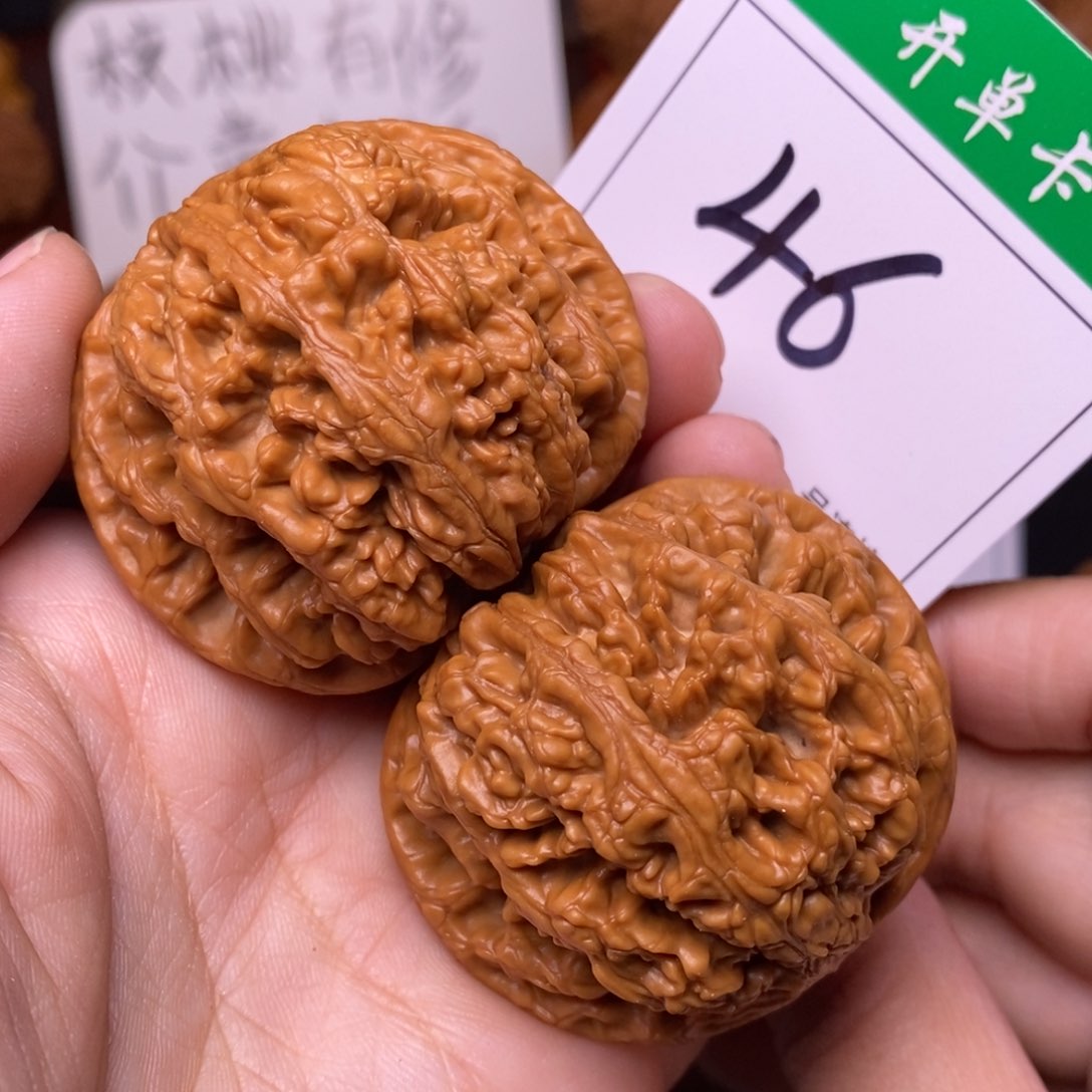 把件文玩核桃46粗筋4.7