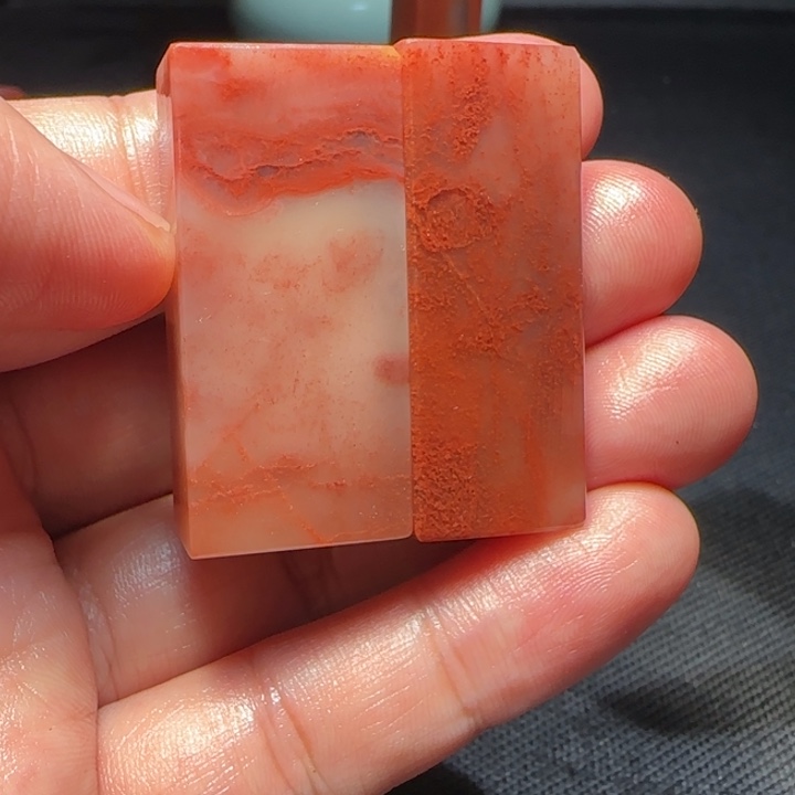 寿山石福集福寿山石印章