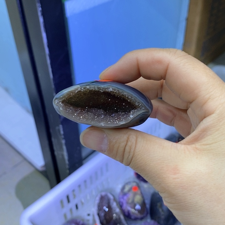 紫晶摆件未镶嵌莹