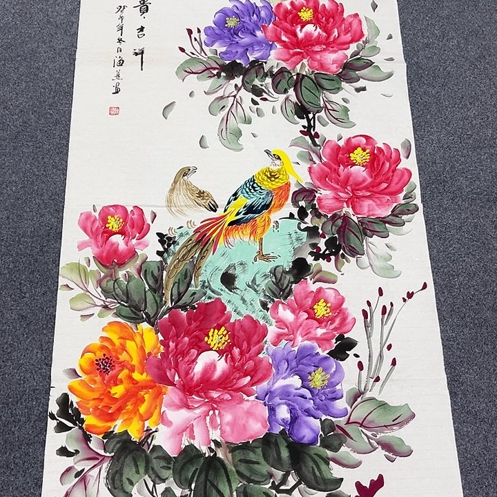 国画手绘画是真的好看