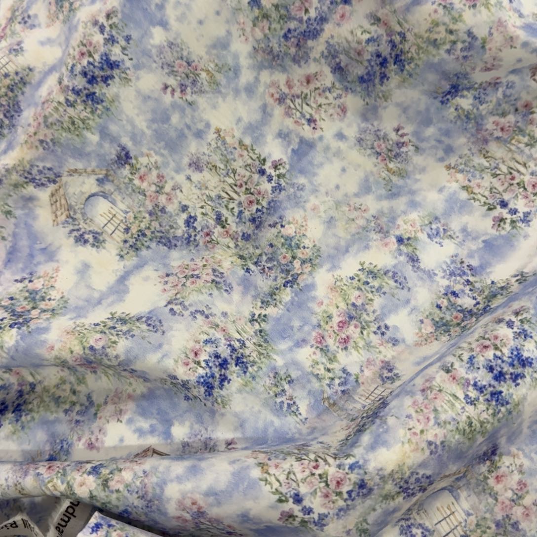 棉纯棉60支微弹贡缎1米价X1.45米宽D