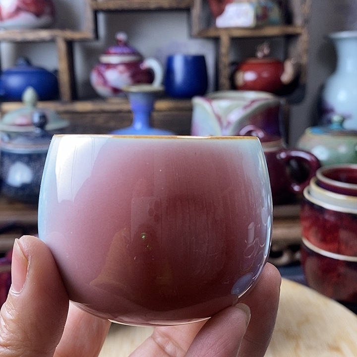 用***册中国神后钧瓷茶具
