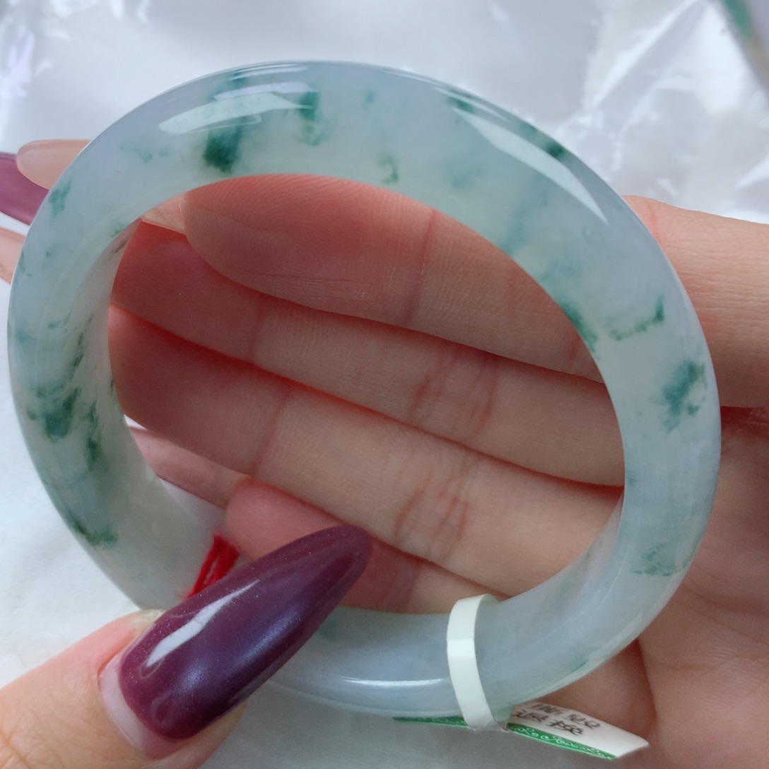 未镶嵌手镯翡翠缅甸天然翡翠A货54.4