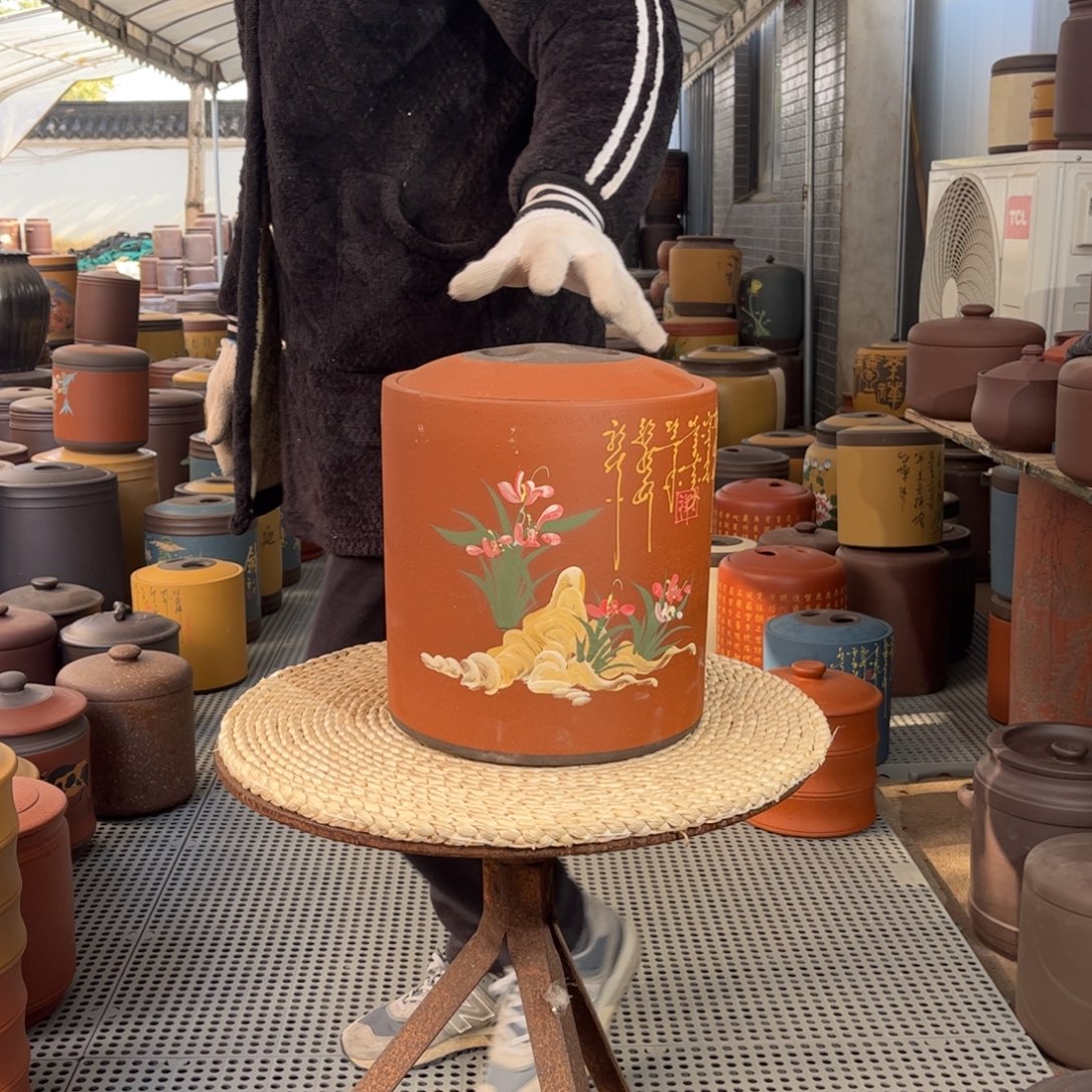 茶叶罐紫砂8 饼茶叶罐