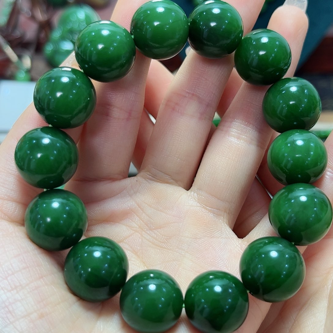 和田玉手串未镶嵌