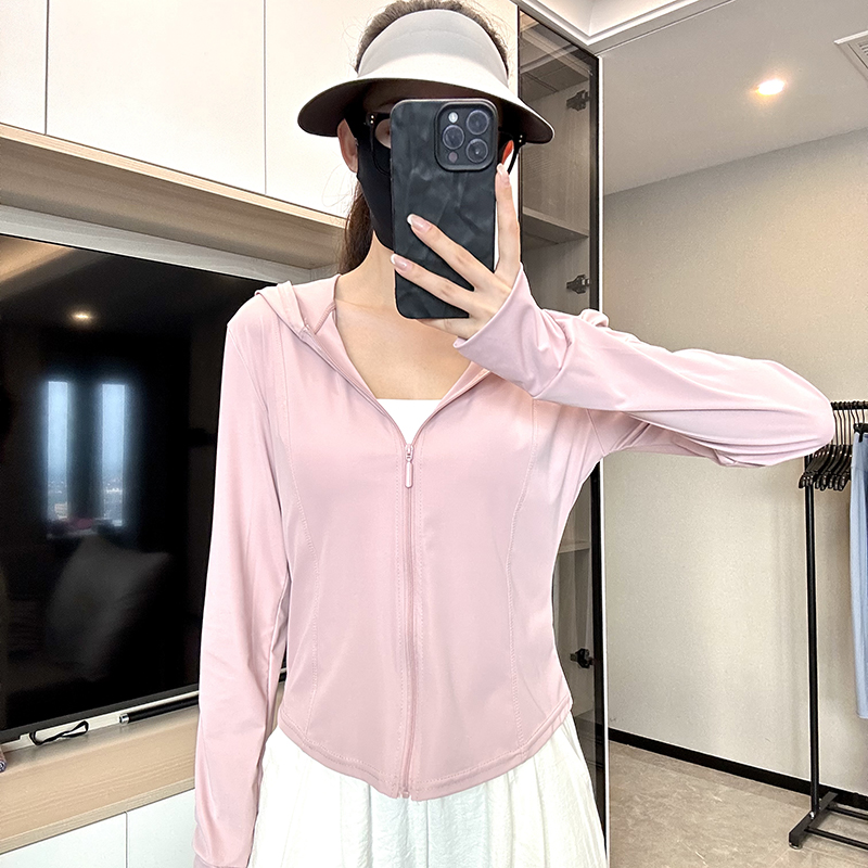 upf99+冰丝凉感防晒衣女夏薄款防紫外线透气防晒服户外外套