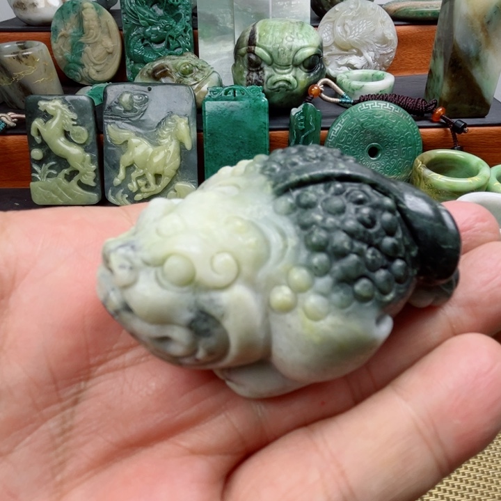 未镶嵌独山玉珠宝半成品