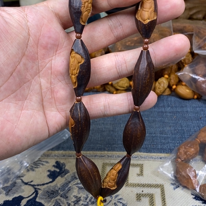 橄榄核手串/手链橄榄核雕工艺手串