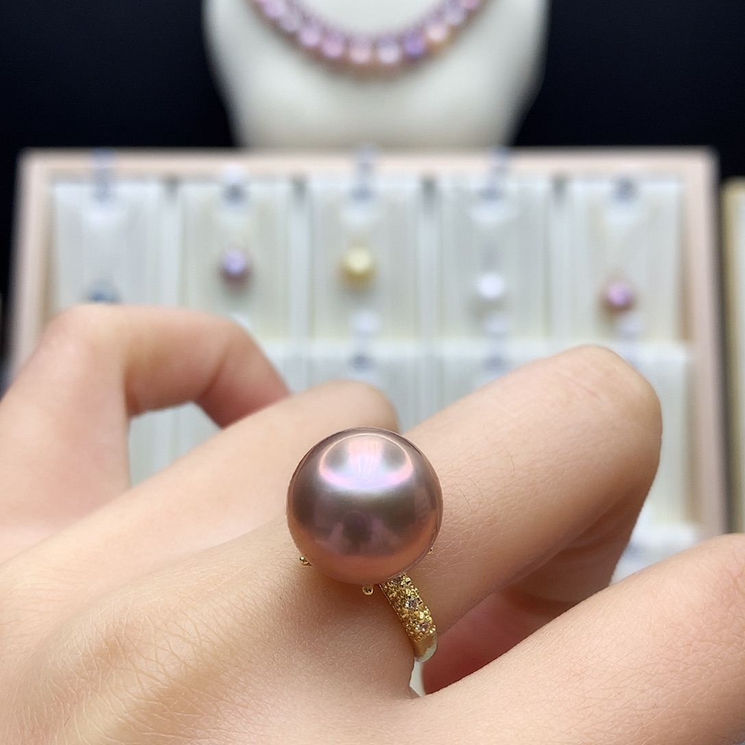 合金淡水珍珠颈饰