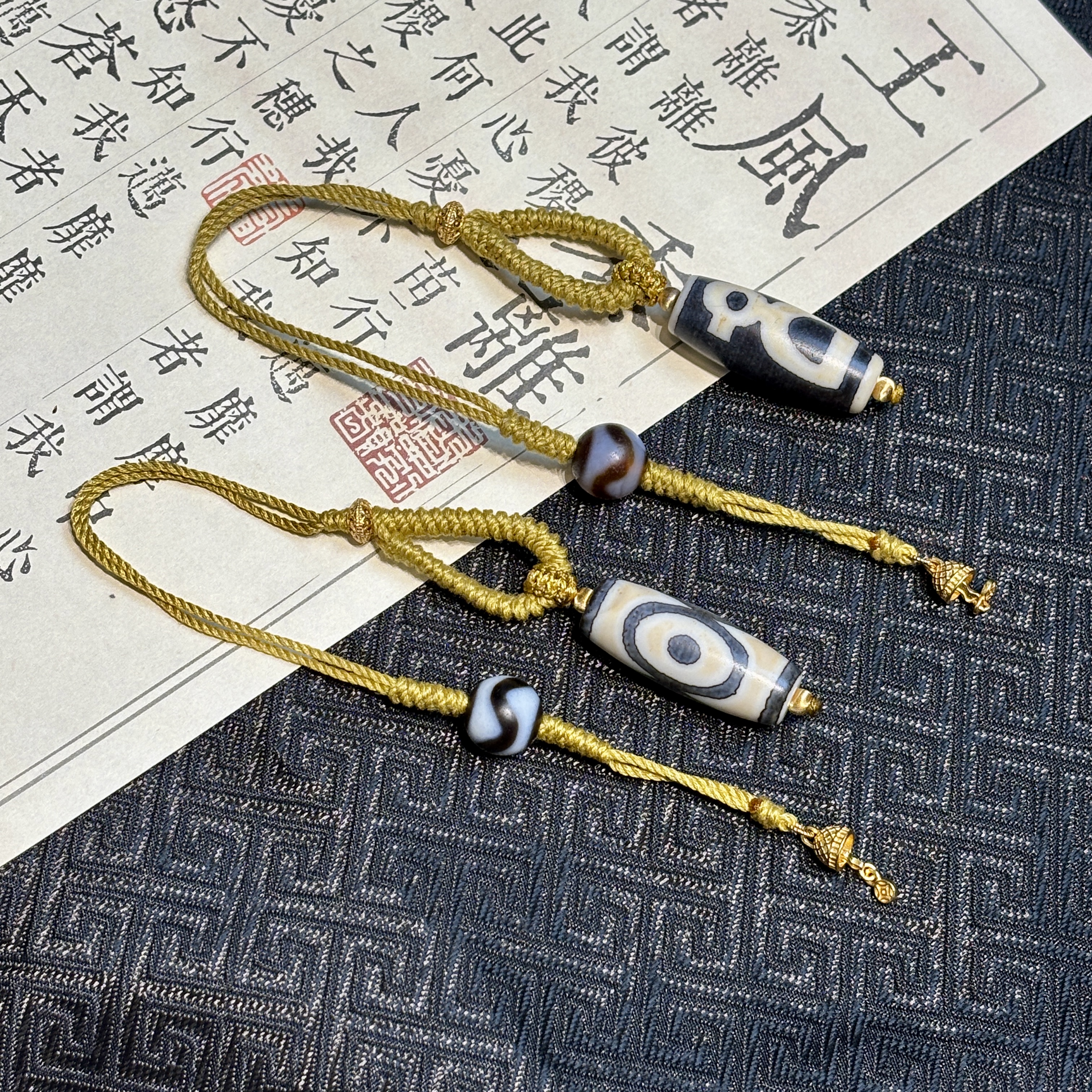 非金属珐琅吊坠 【家财M门】珠珠挂件（多样性发一）