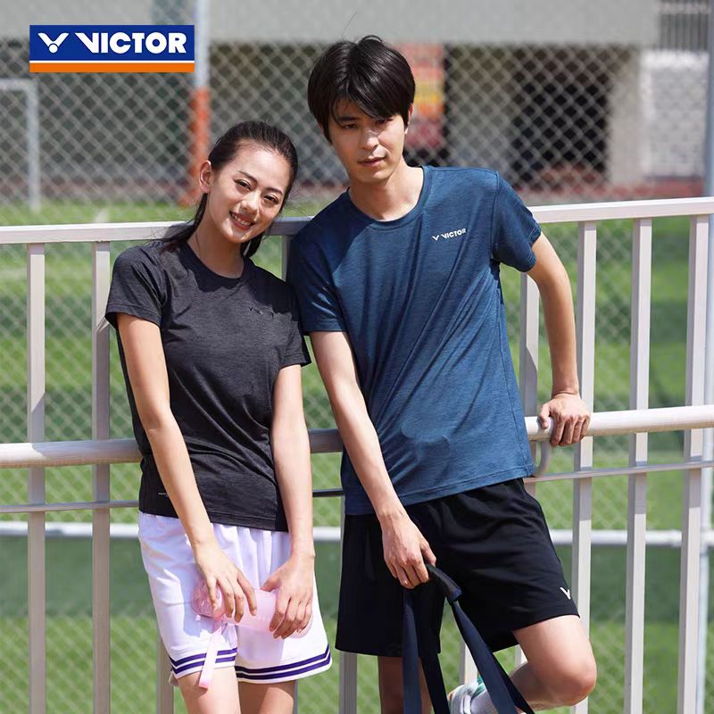 VICTOR/威克多羽毛球服男女款运动短袖比赛训练舒适透气半袖