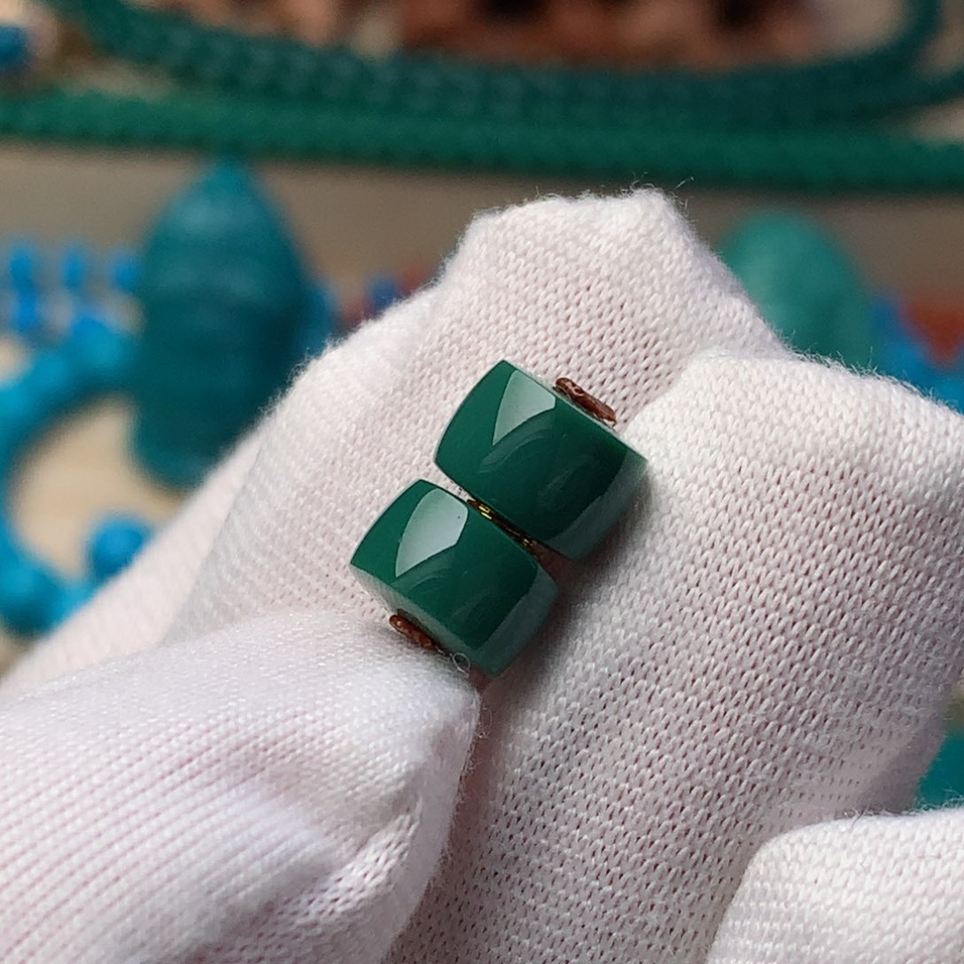 绿松石珠宝奇石未镶嵌8mm