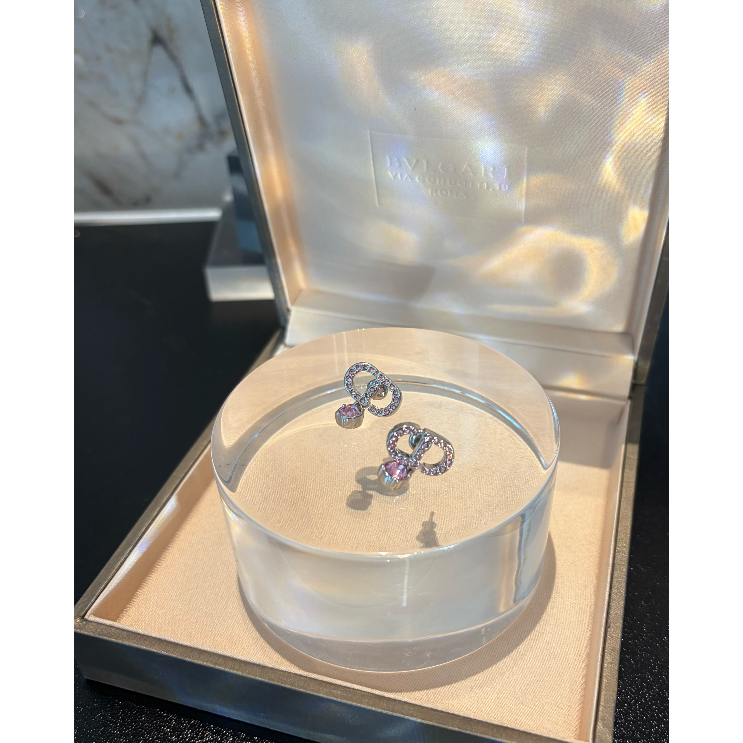 铜合金锆石耳饰 B1887 猪鼻子耳环