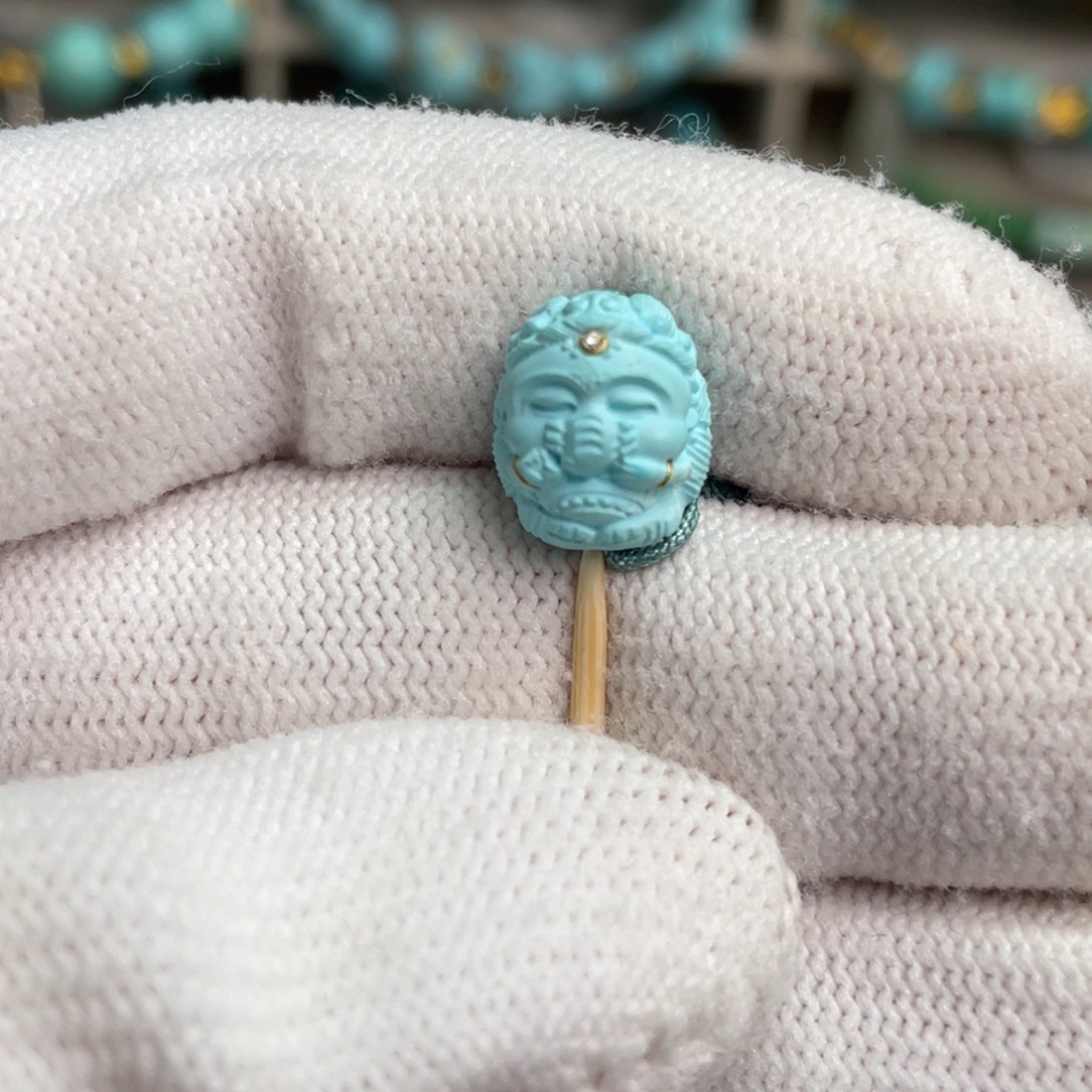 绿松石未镶嵌天使象13