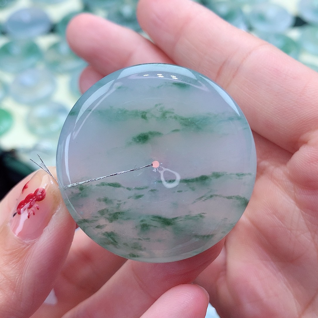 翡翠颈饰未镶嵌60尺寸38/6.6