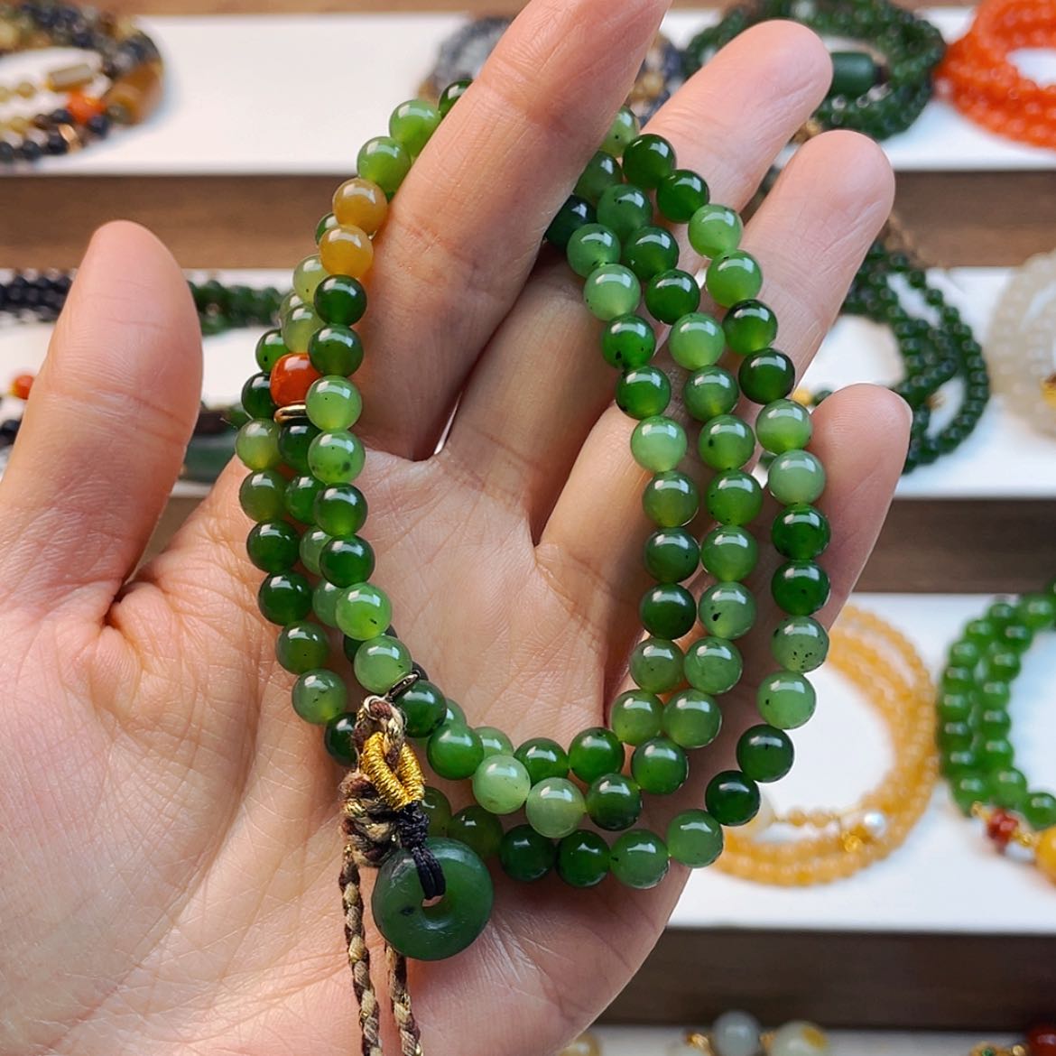 【闪购商品】和田玉手串未镶嵌