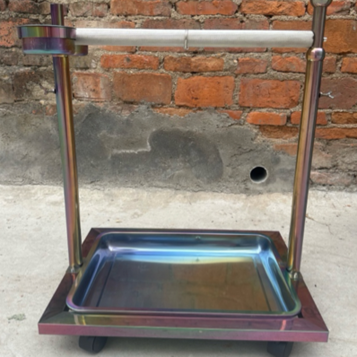 渡鸦，金刚等中大型鹦鹉专用五彩站架鸟站架鹦鹉站杆站杆鹦鹉站架