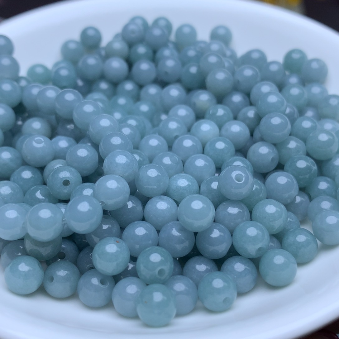 【闪购商品】翡翠手链未镶嵌卡6冰蓝水50个
