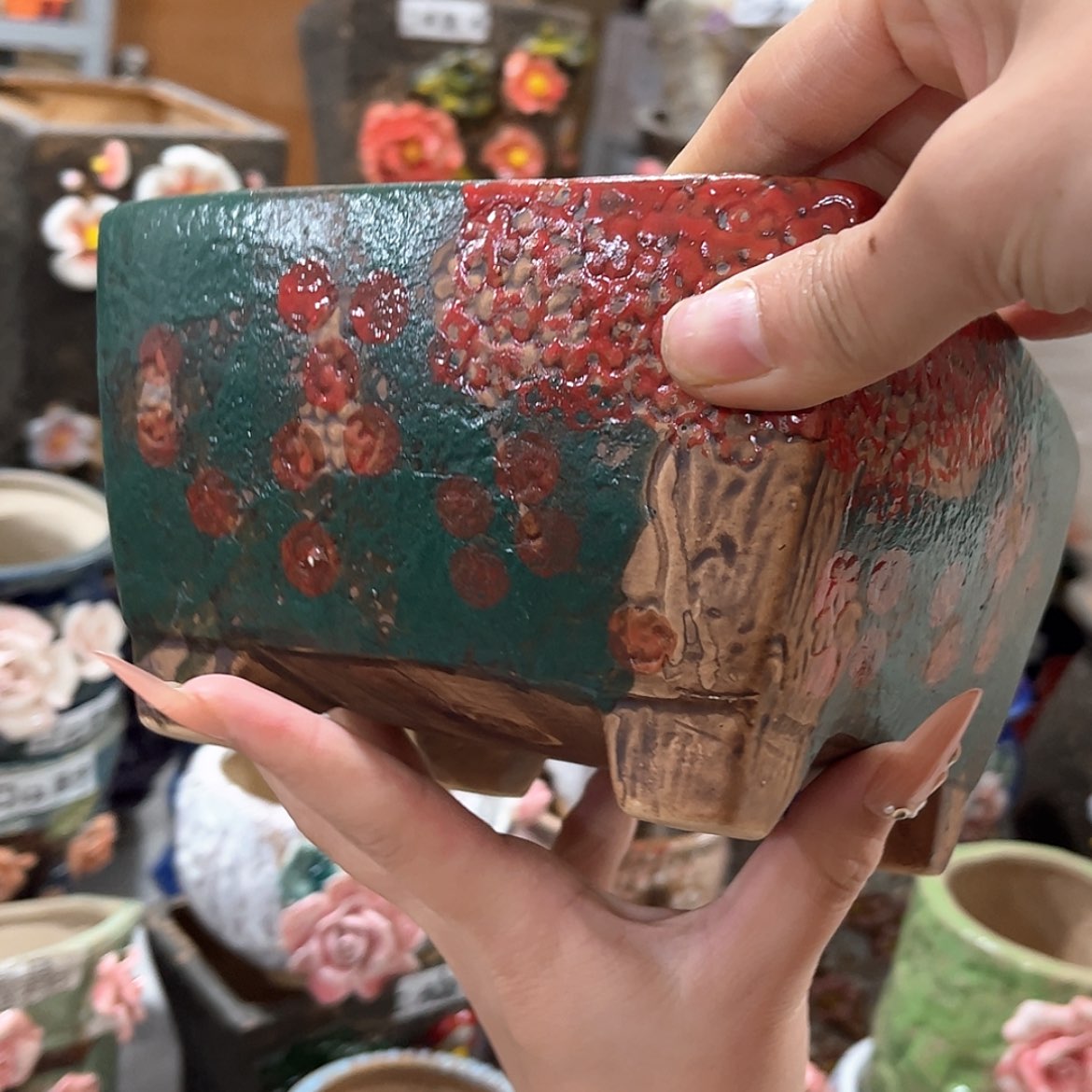 【闪购商品】红陶墨绿