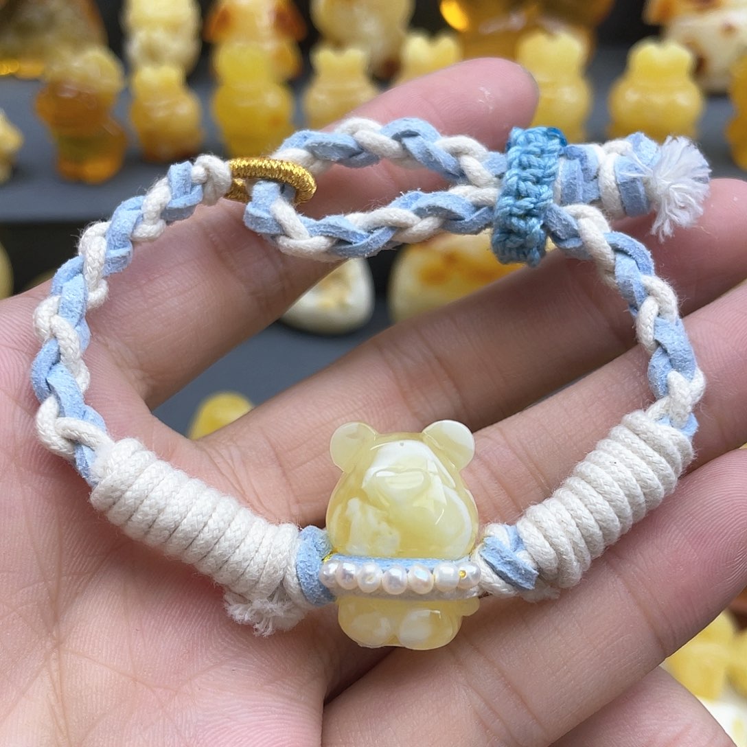 琥珀裸石未镶嵌蜜蜡