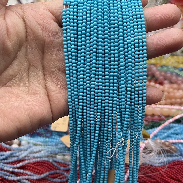 玛瑙/玉髓珠宝半成品未镶嵌一条2mm松松