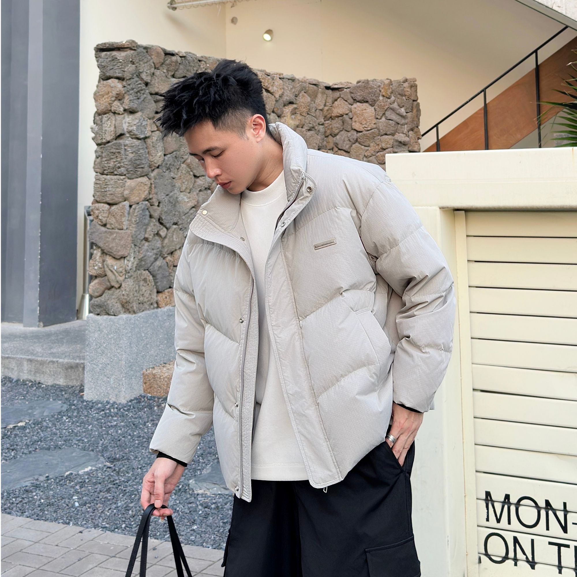 新国标90绒羽绒服立领保暖外套2561宽松款式