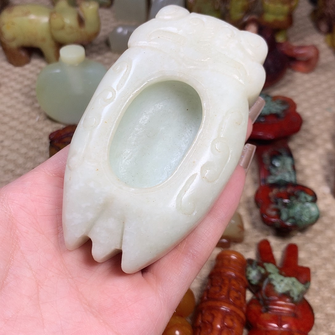 白玉菩提吊坠挂件