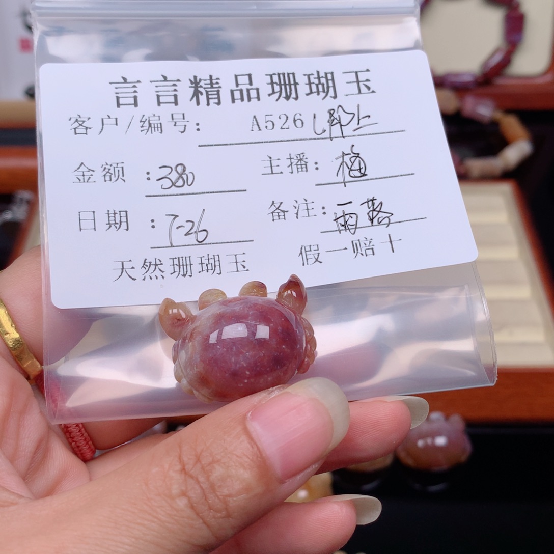 雨***城硅化玉珊瑚玉未镶嵌