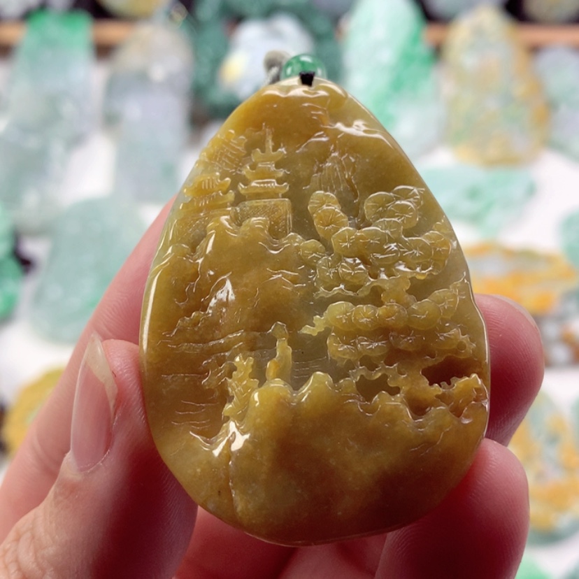 【闪购商品】翡翠吊坠(不含链)未镶嵌