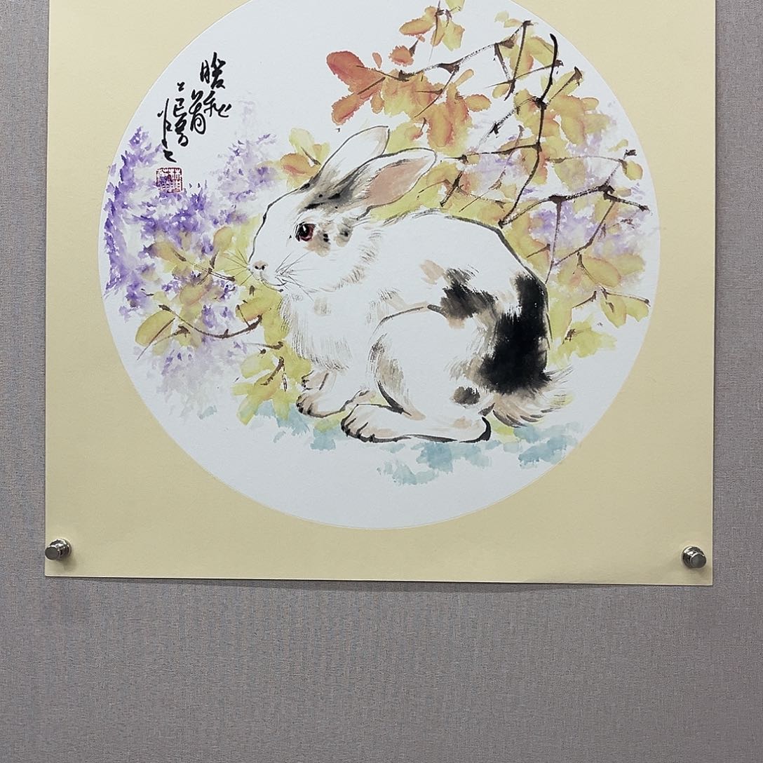 国画艺术家真人手绘