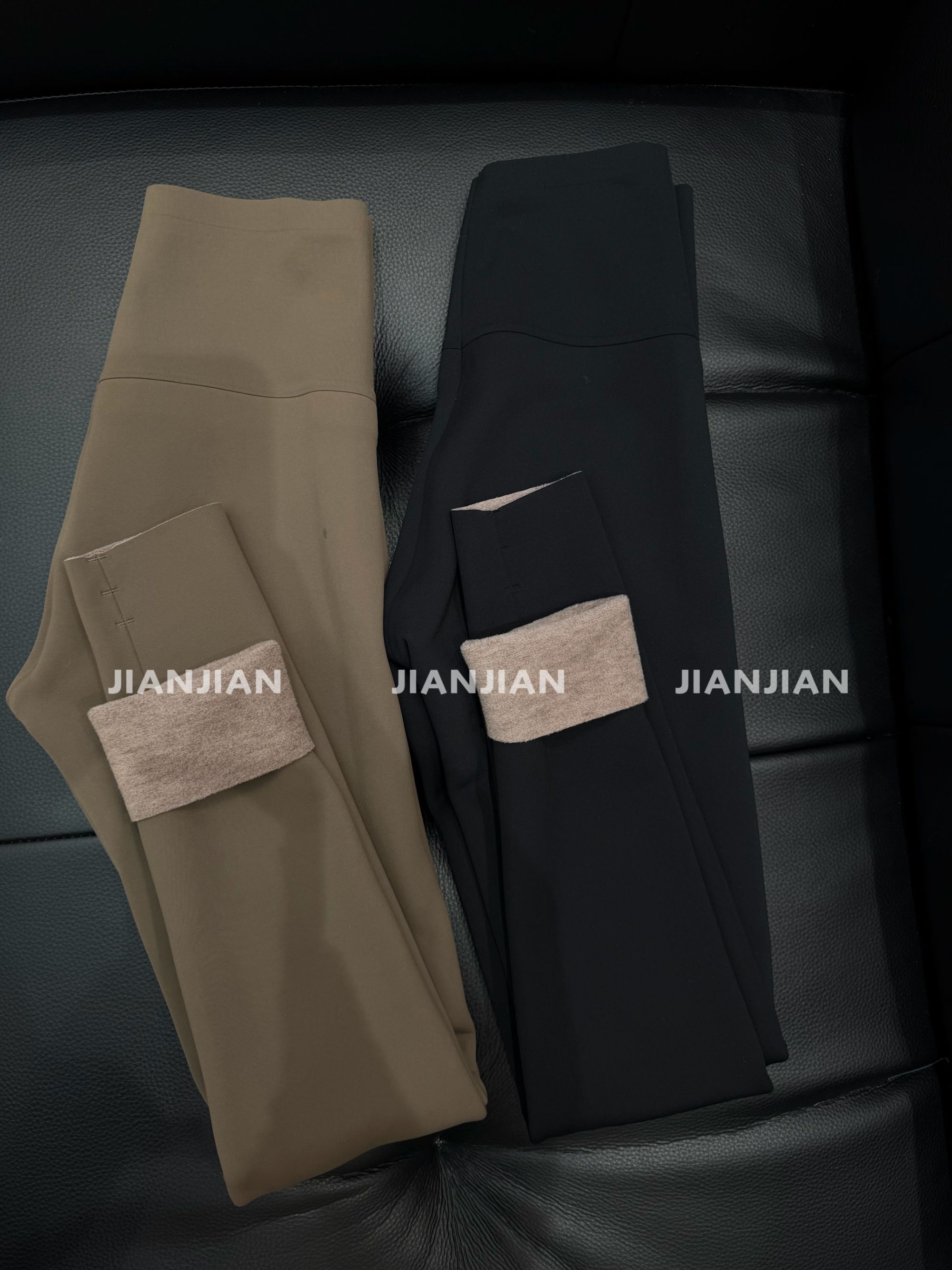 剪剪家【羊绒瑜伽裤】350g冬季高腰打底裤外穿紧身芭比裤K8630