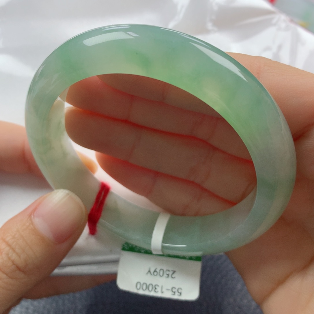 未镶嵌手镯翡翠缅甸天然翡翠A货55.5正