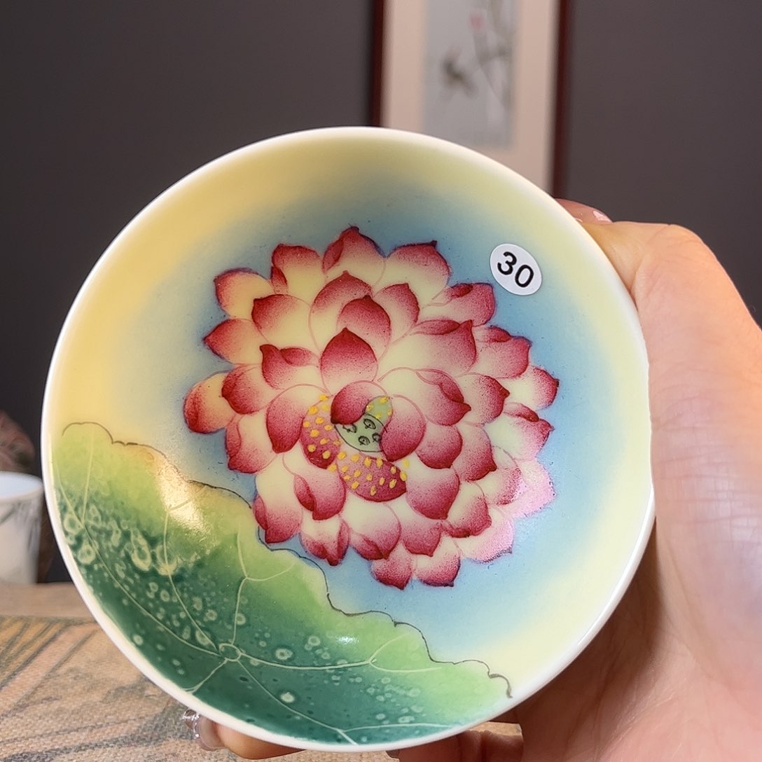 杯景德镇陶瓷茶杯多人