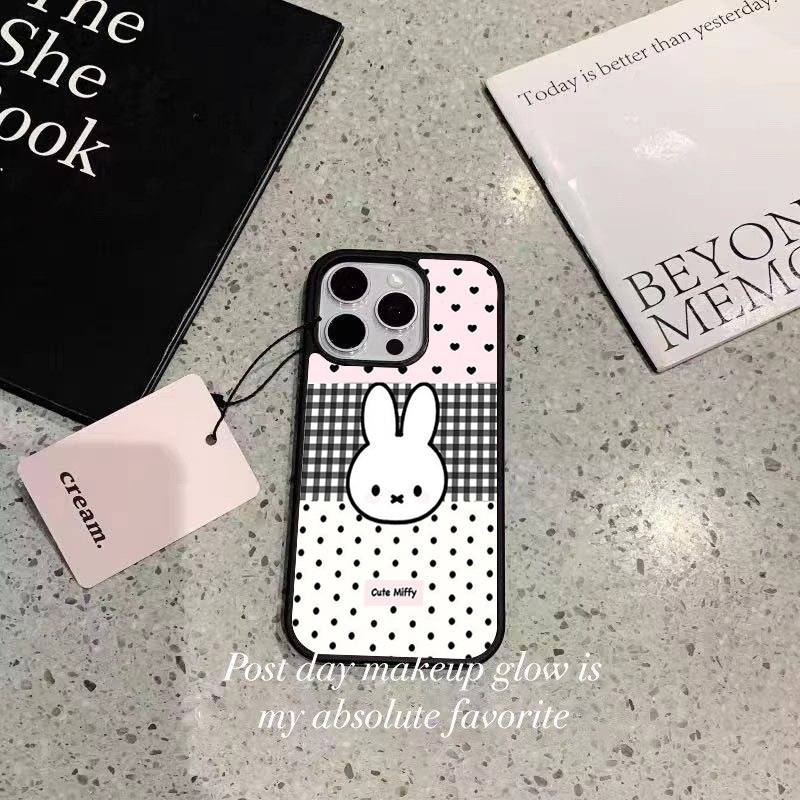 新款韩版格纹米菲滴胶手机壳16适用苹果17pro小米15/14vivos12/18