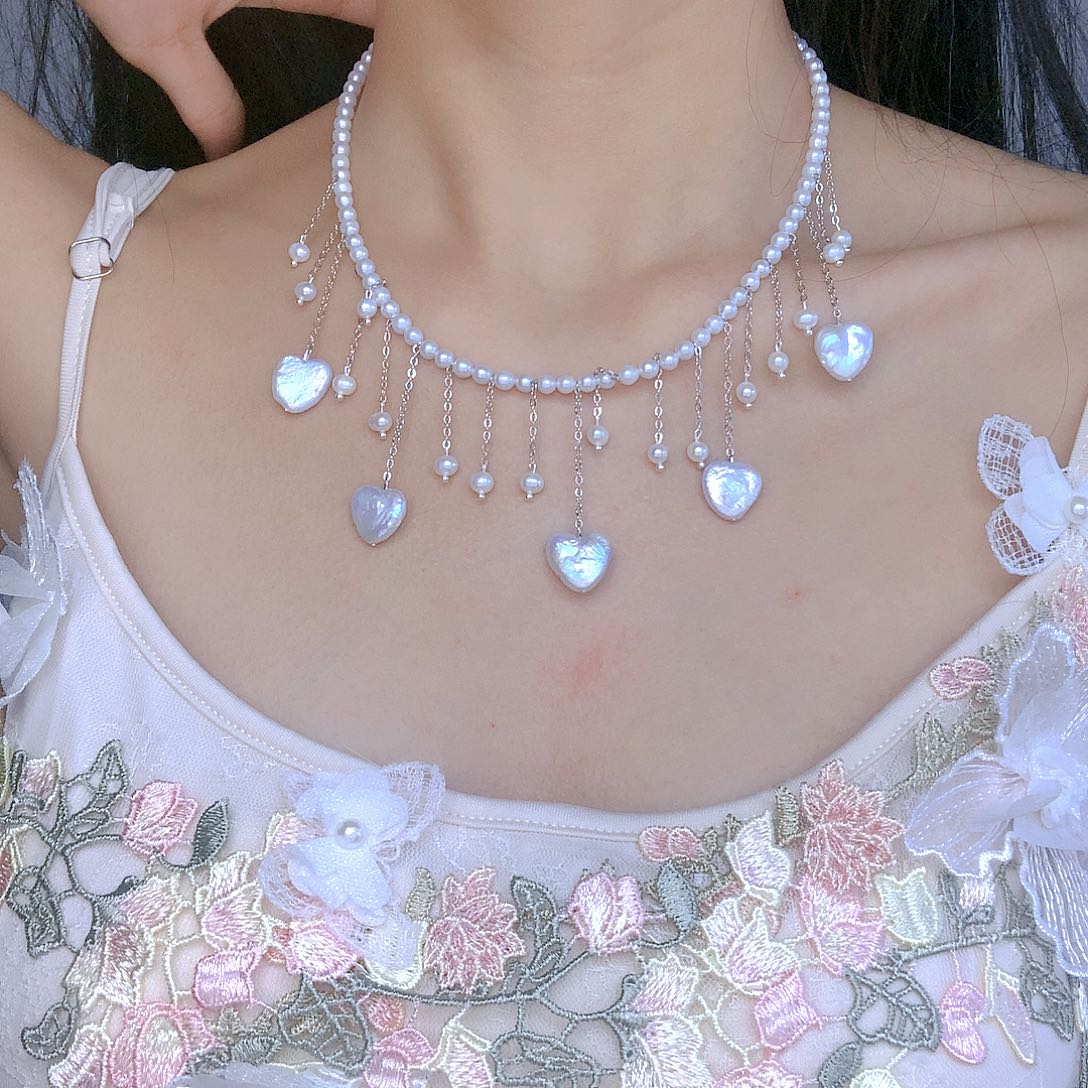 银S925镶嵌淡水珍珠耳饰李*丽