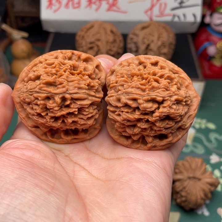 【闪购商品】把件文玩核桃44水龙纹