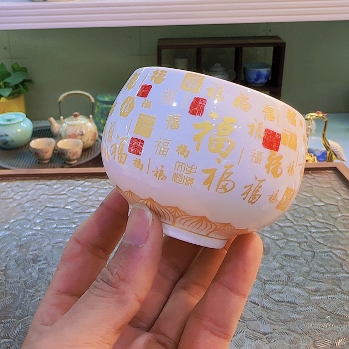 青花瓷器茶具套装旅行茶具茶叶罐