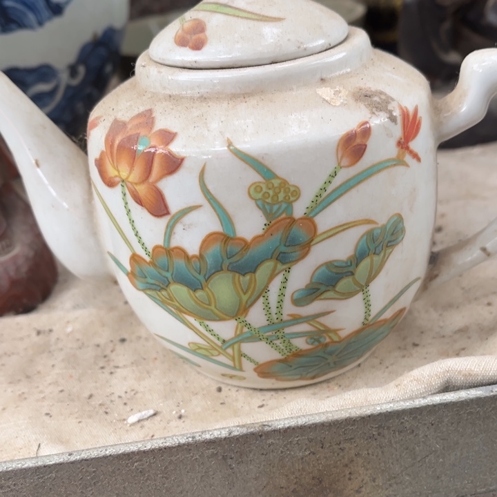 瓷片瓷器紫砂壶瓷器