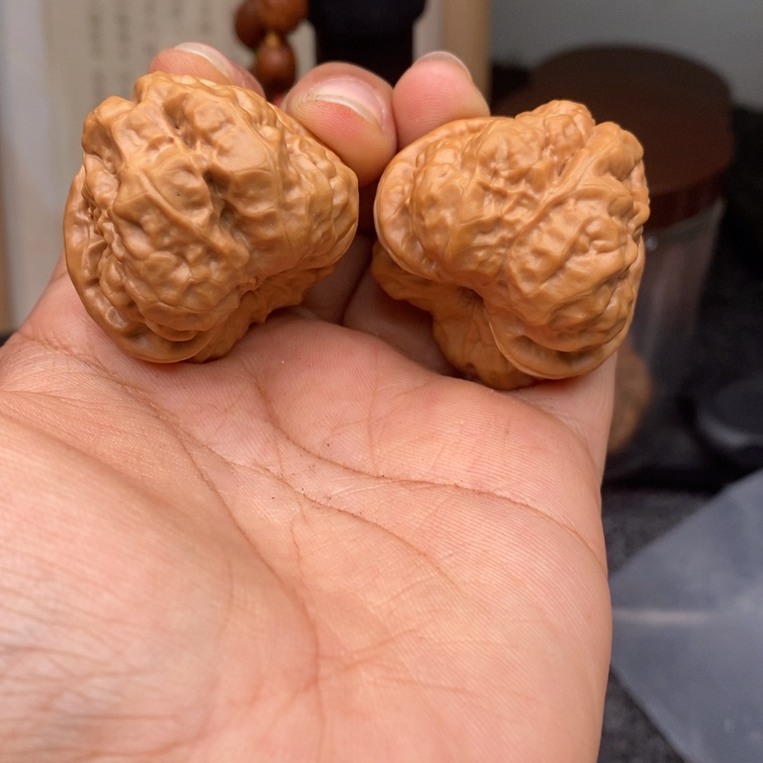 文玩核桃把件36蛤蟆头