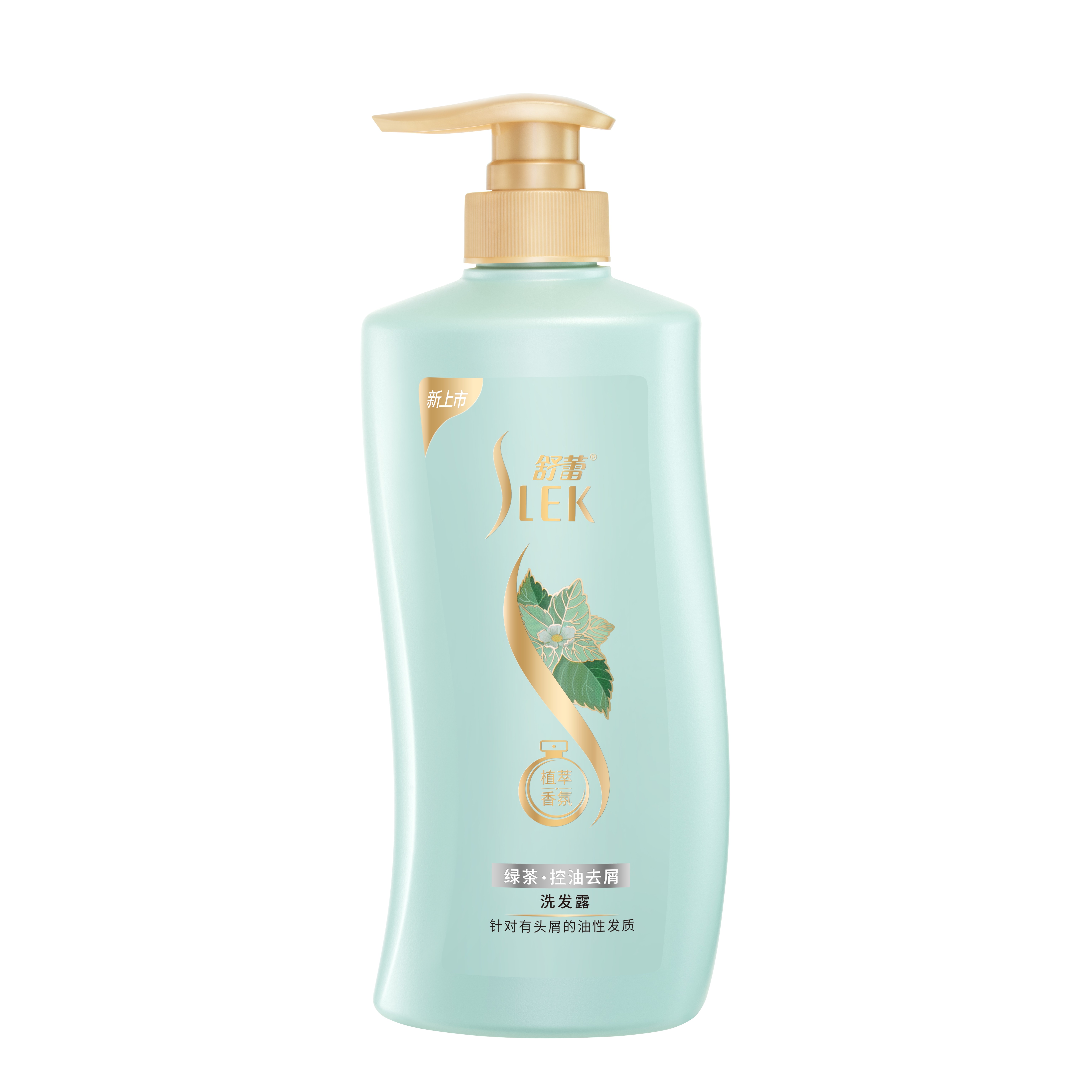 SLEK/舒蕾绿茶控油去屑洗发露绿色 750ml